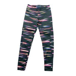 Champion Power Train Small Tights Athletic Sports Black Stretch